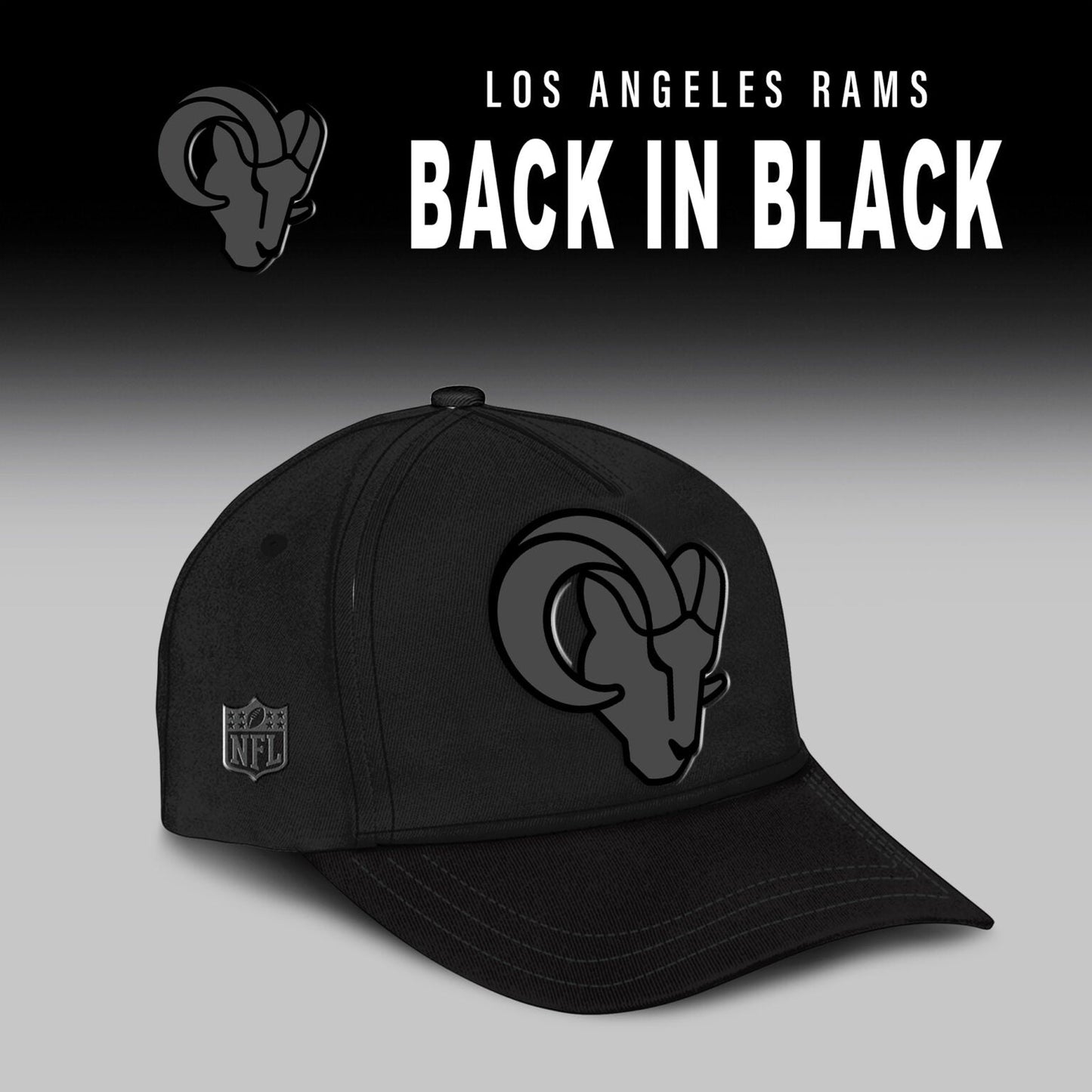 Los Angeles Rams 2025 Back In Black Limited Edition Combo Hoodie