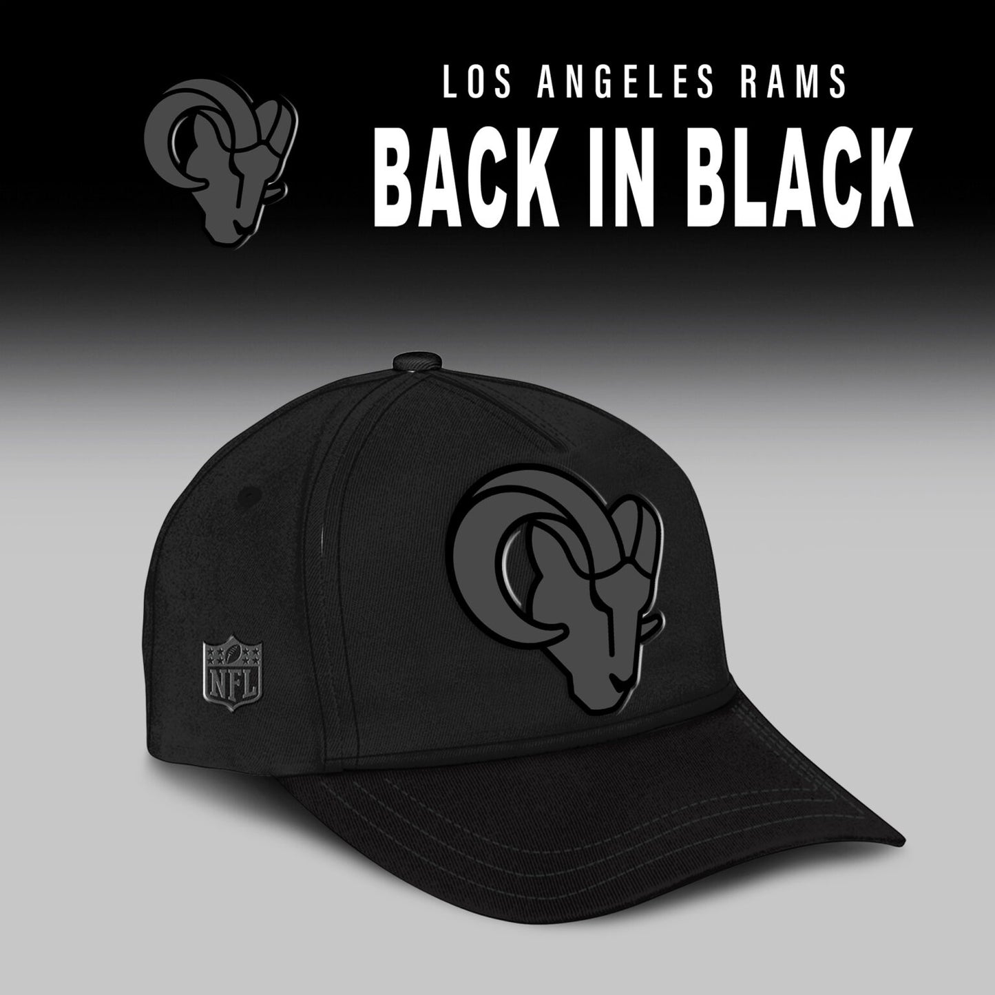 Los Angeles Rams 2026 Back In Black Limited Edition Hoodie