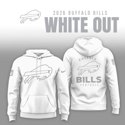 Buffalo Bills 2026 White Out Limited Edition Hoodie