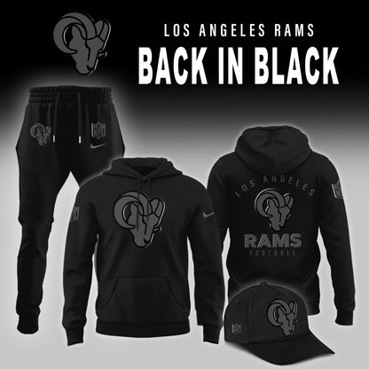 Los Angeles Rams 2025 Back In Black Limited Edition Combo Hoodie