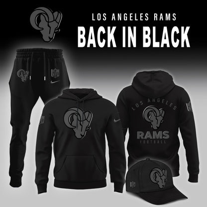 Los Angeles Rams 2026 Back In Black Limited Edition Hoodie
