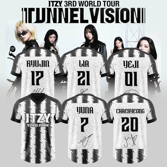 ITZY: 3RD WORLD TOUR Exclusive Football Jersey