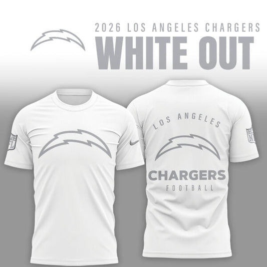 Los Angeles Chargers 2026 White Out Limited Edition Shirt