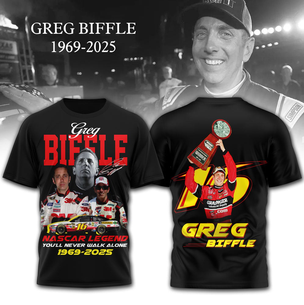 Greg Biffle Thank You For The Memories Tshirt