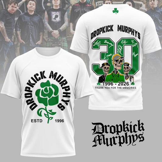 Dropkick Murphys Thank You For The Memory Shirt