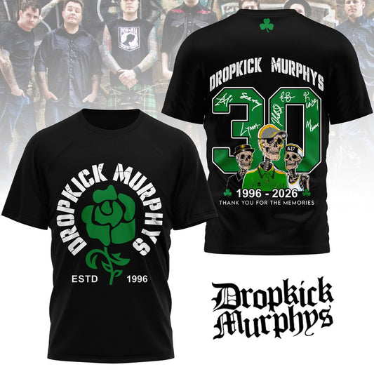 Dropkick Murphys Thank You For The Memory Shirt