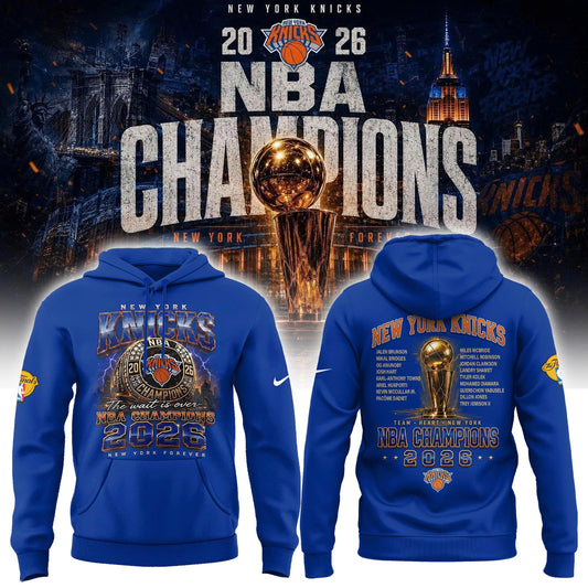 New York Knicks Basketball NBA Rings Champions Hoodie