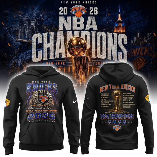 New York Knicks Basketball NBA Rings Champions Hoodie