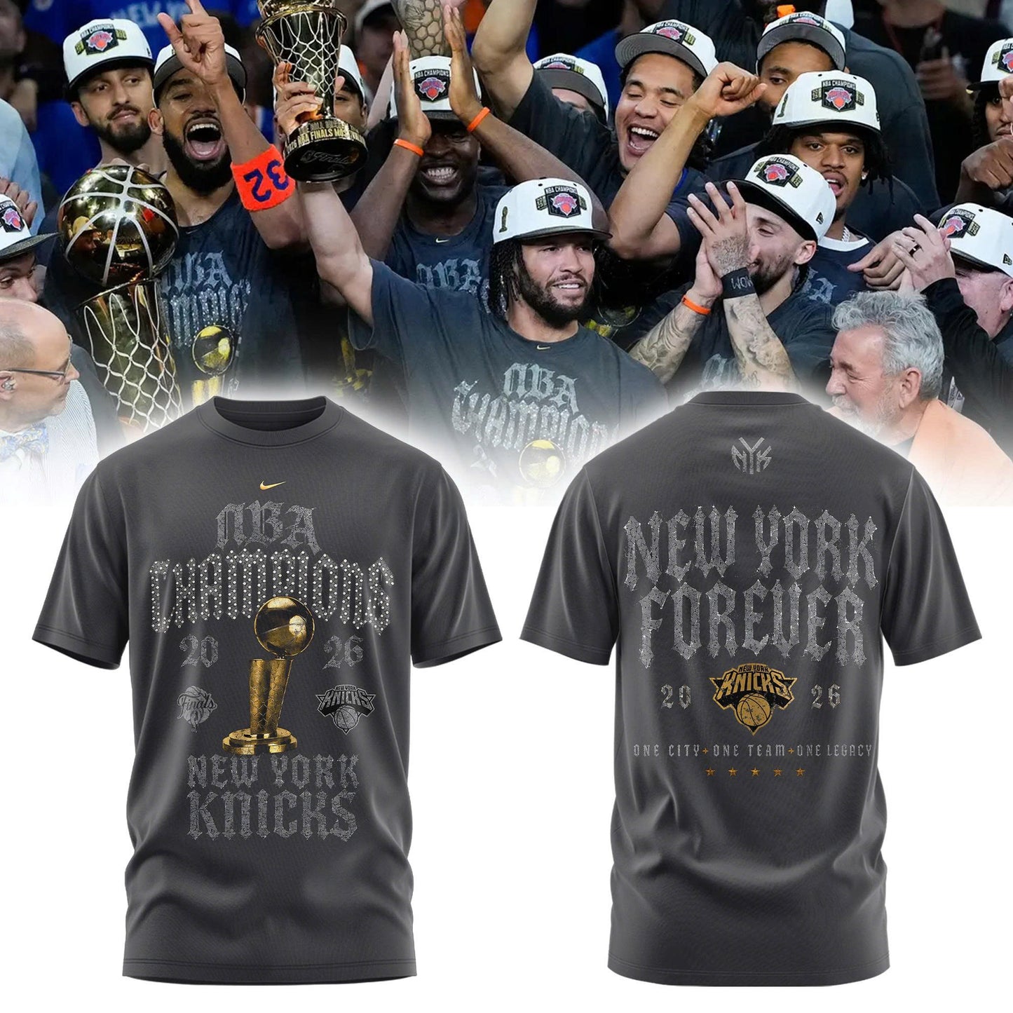 New York Knicks 2026 NBA Finals Champions Limited Edition T-Shirt