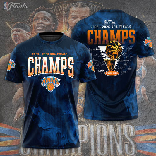 New York Knicks 2026 NBA Finals Champions T-Shirt