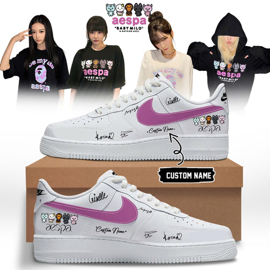Aespa x BAPE Limited Edition Signature – Shoes