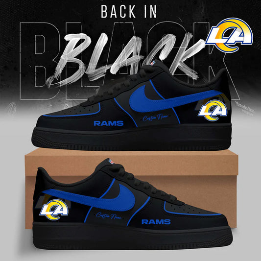 Los Angeles Rams EDITION – BOLD BLACK & BLUE AF1 Sneaker