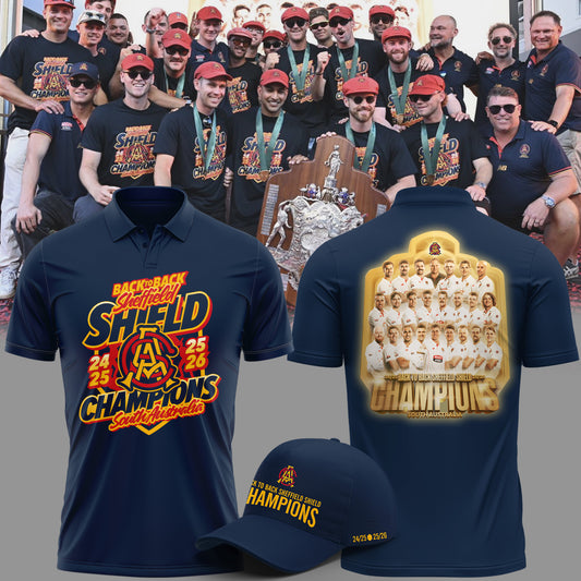 South Australia Cricket Teams back to back Sheffield Shield Champions POLO