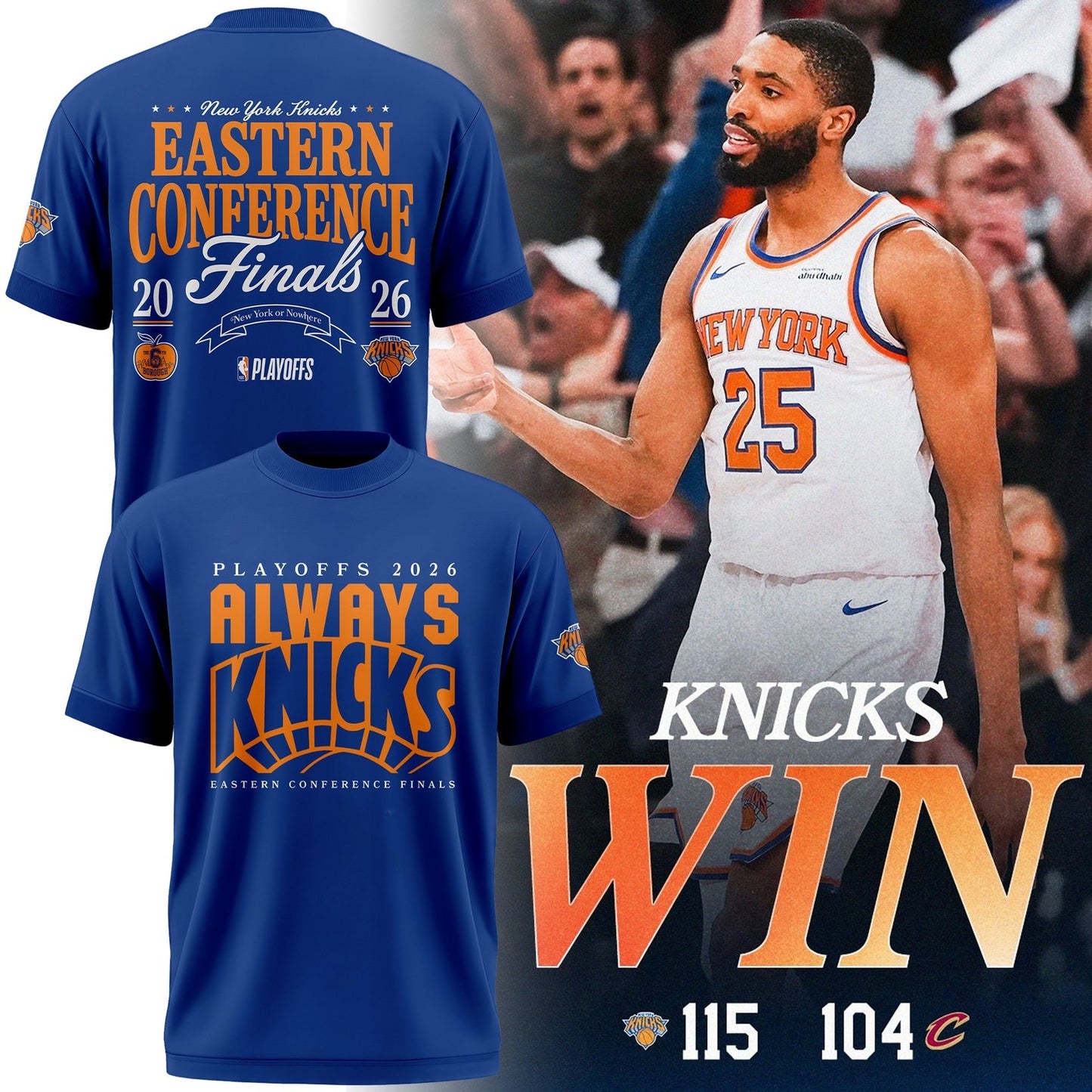 Limited Edition Always Knicks New York Forever 2026 Playoffs TShirt