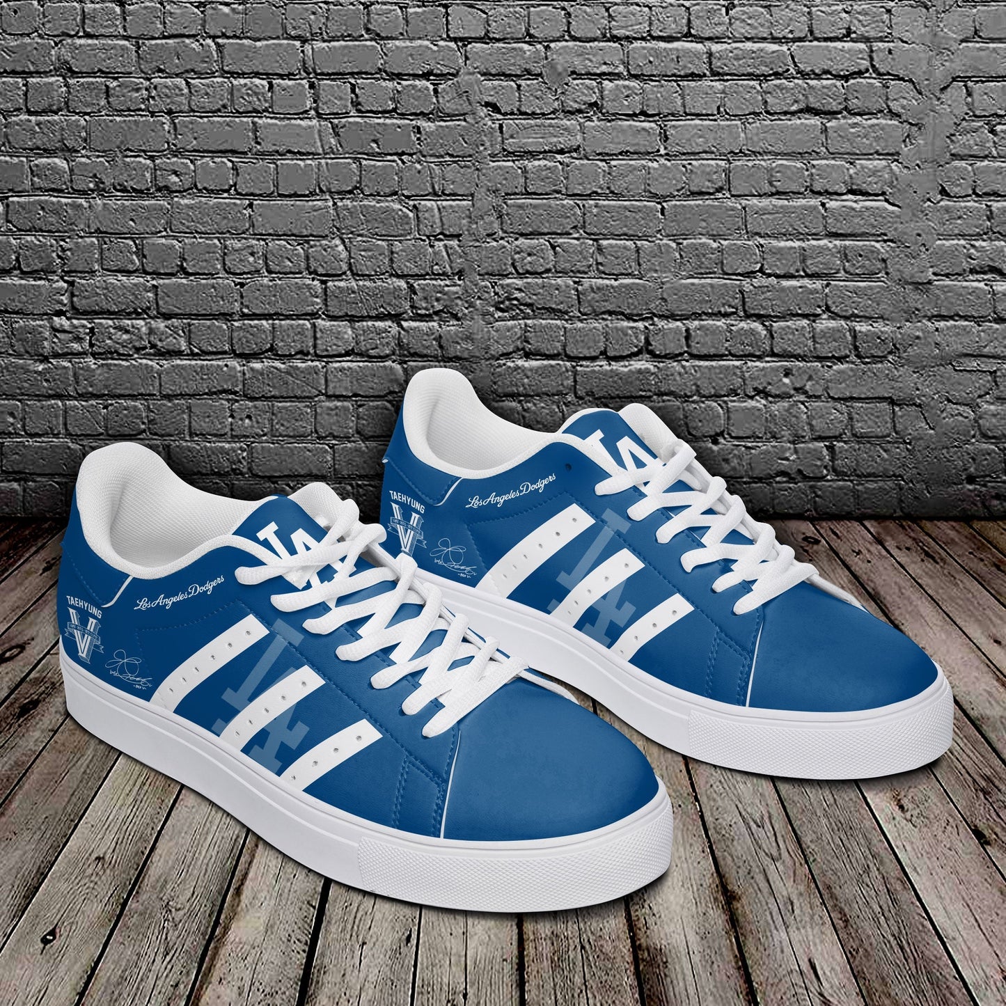 Los Angeles Dodgers x V BTS Limited Edition Stan Smith Shoes