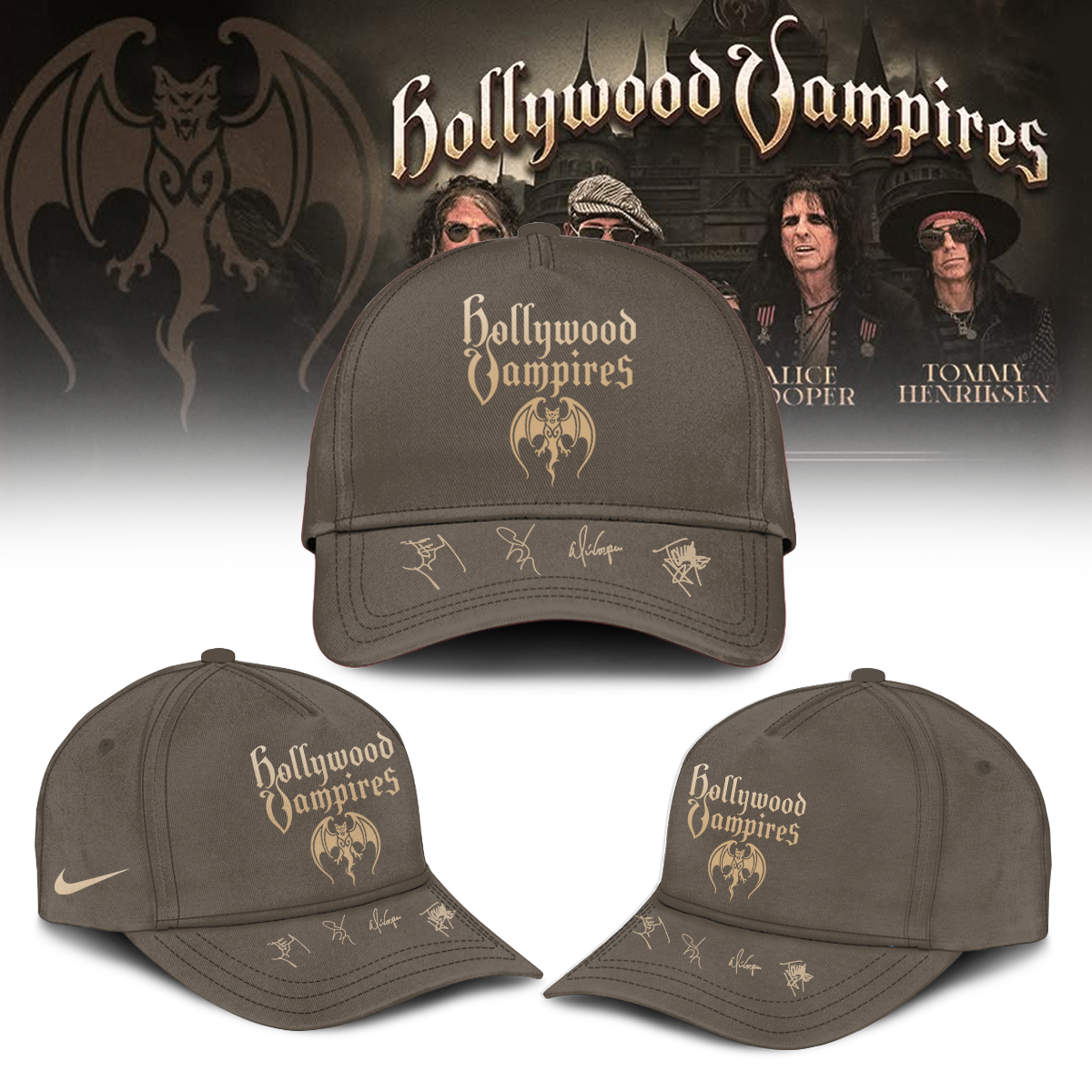 Hollywood Vampires World Tour 2026 Signed – Hoodie