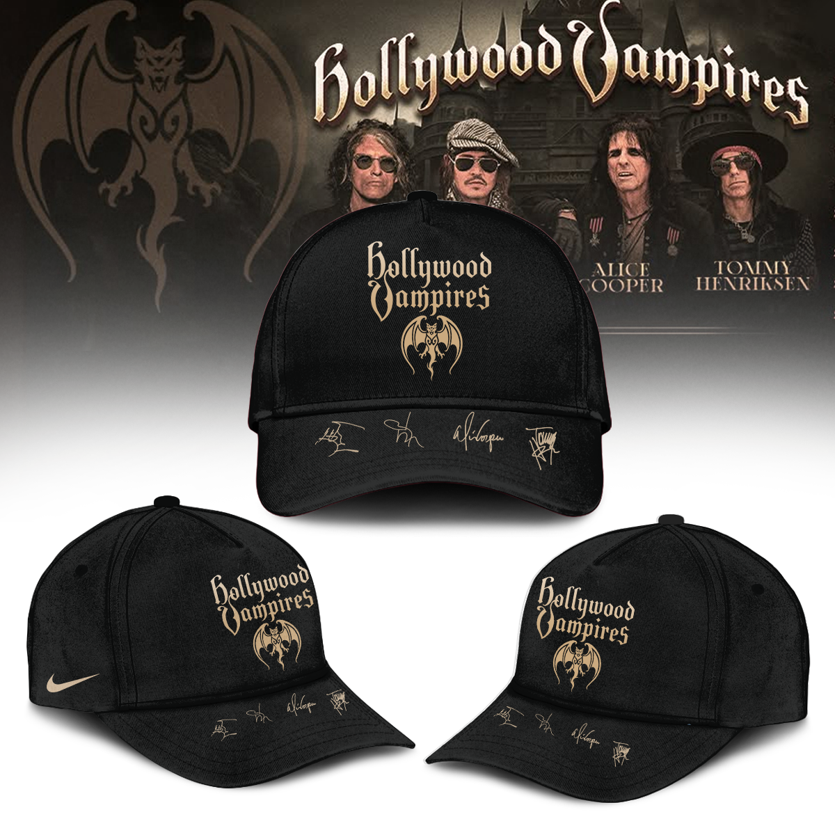 Hollywood Vampires World Tour 2026 Signed – Hoodie