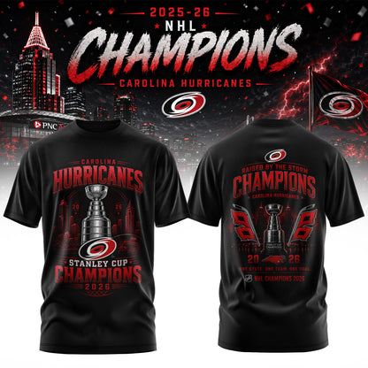 Carolina Hurricanes 2026 Stanley Cup Champions T-Shirt
