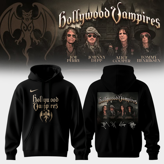 Hollywood Vampires World Tour 2026 Signed – Hoodie