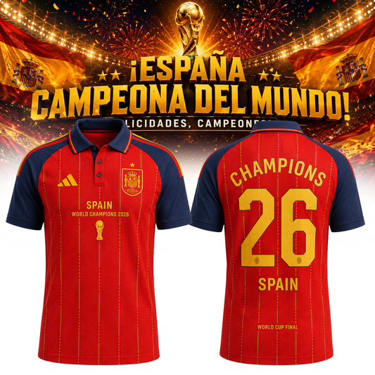 España Campeona del Mundial 2026 – Polo Edición Limitada