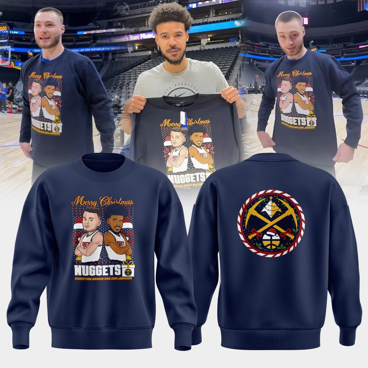 Denver Nuggets Christmas Sweat “ A Must-Have for Nuggets Fans