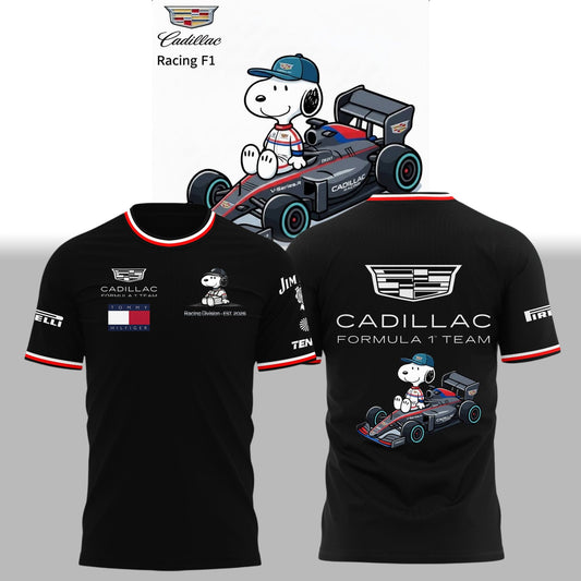 Cadillac Formula 1 x Snoopy Limited Edition Combo Tshirt