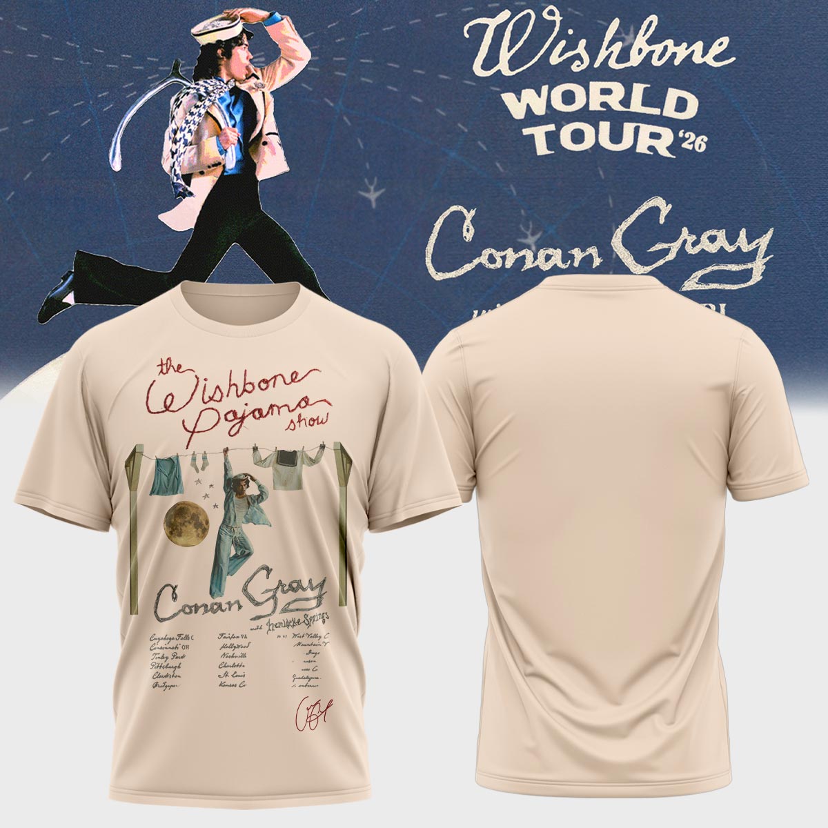 CG Wishbone World Tour Shirt