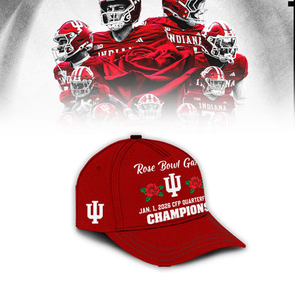 Indiana Hoosiers Rose Bowl Champions Combo Hoodie