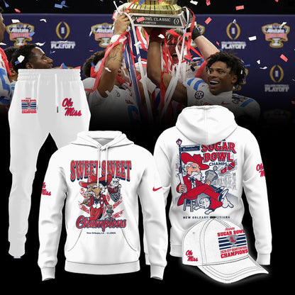 Ole Miss Rebels 2026 Sugar Bowl Champions Limited Edition Combo Hoodie