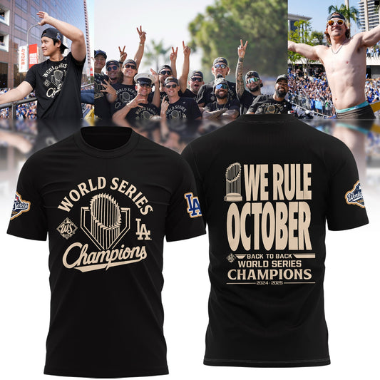 LA Dodgers “ 2025 World Series Champions Limited Edition Combo T-Shirt