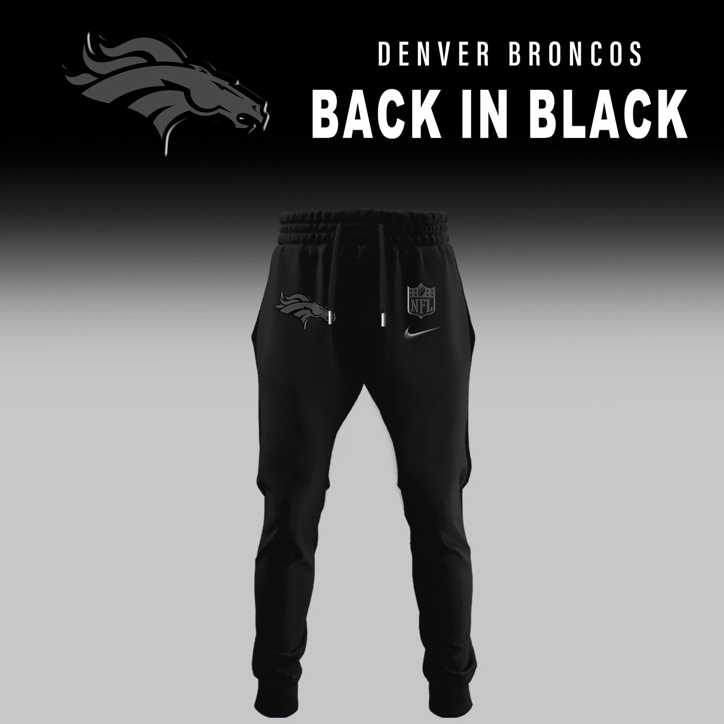 Denver Broncos 2025 Back In Black Limited Edition T-Shirt