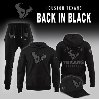Houston Texans Bold BLACK New Special Edition Hoodie