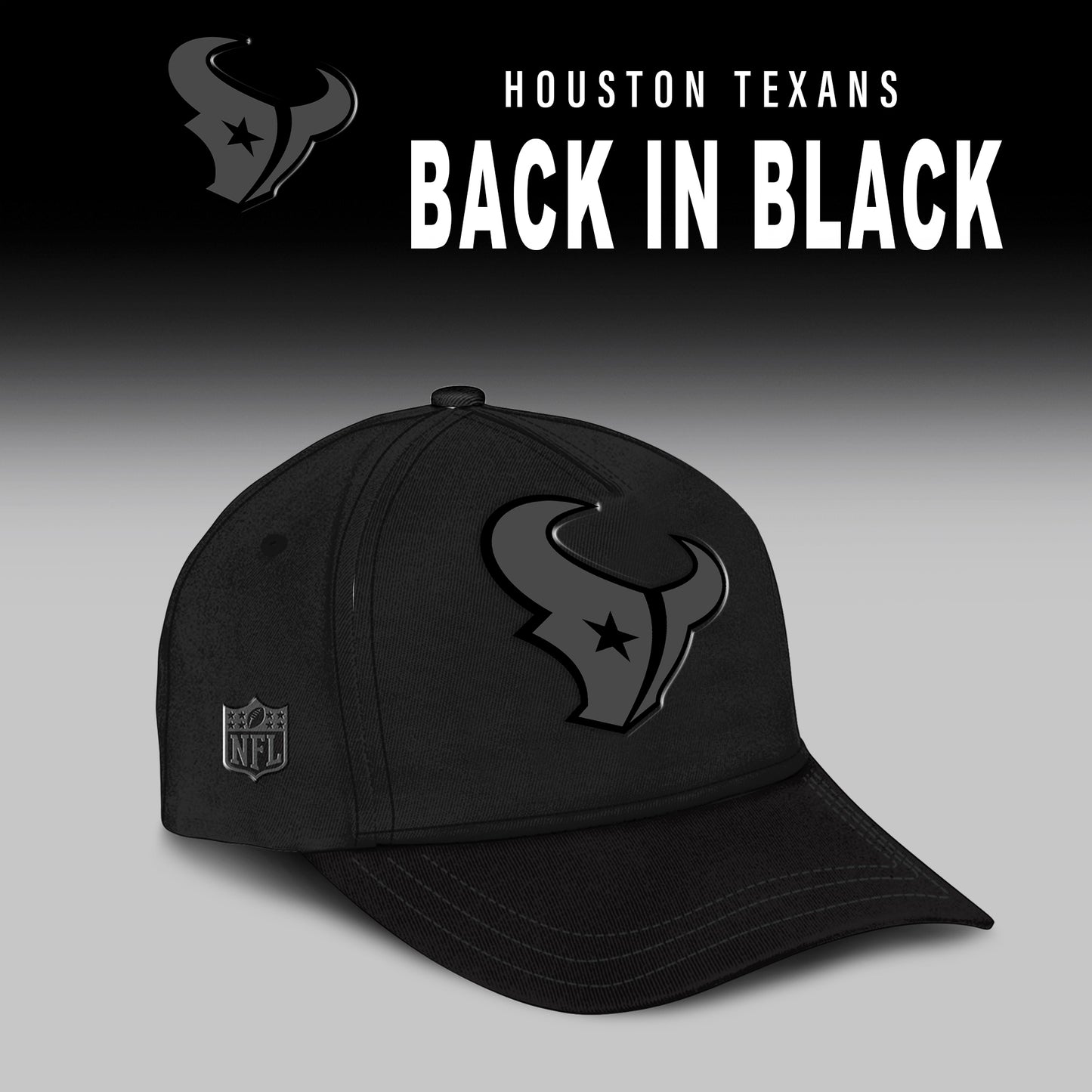 Houston Texans Bold BLACK New Special Edition Hoodie
