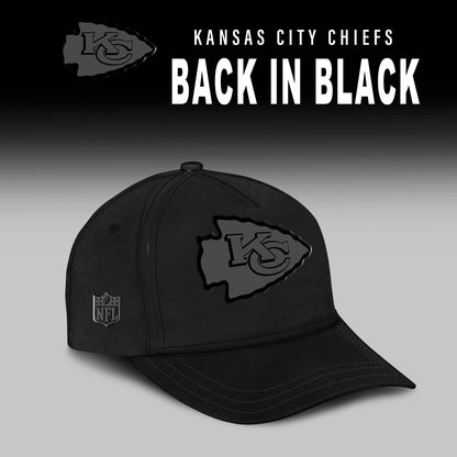 Kansas City Chiefs Back In Black Half Zip Hoodie