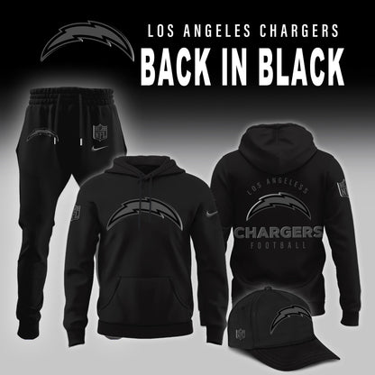 Los Angeles Chargers 2025 Back In Black Limited Combo Hoodie