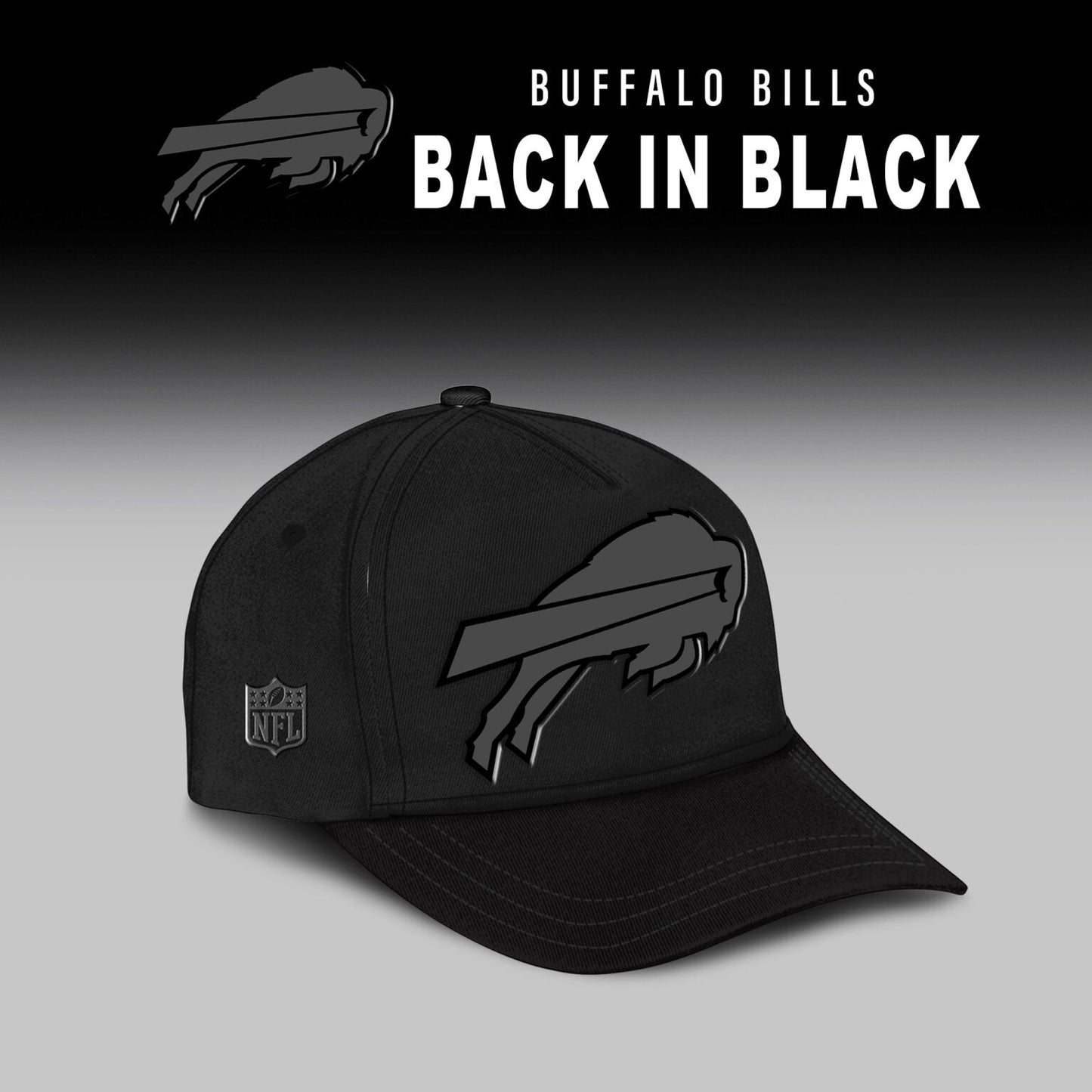 Buffalo Bills 2025 Back In Black Limited Edition Combo TShirt