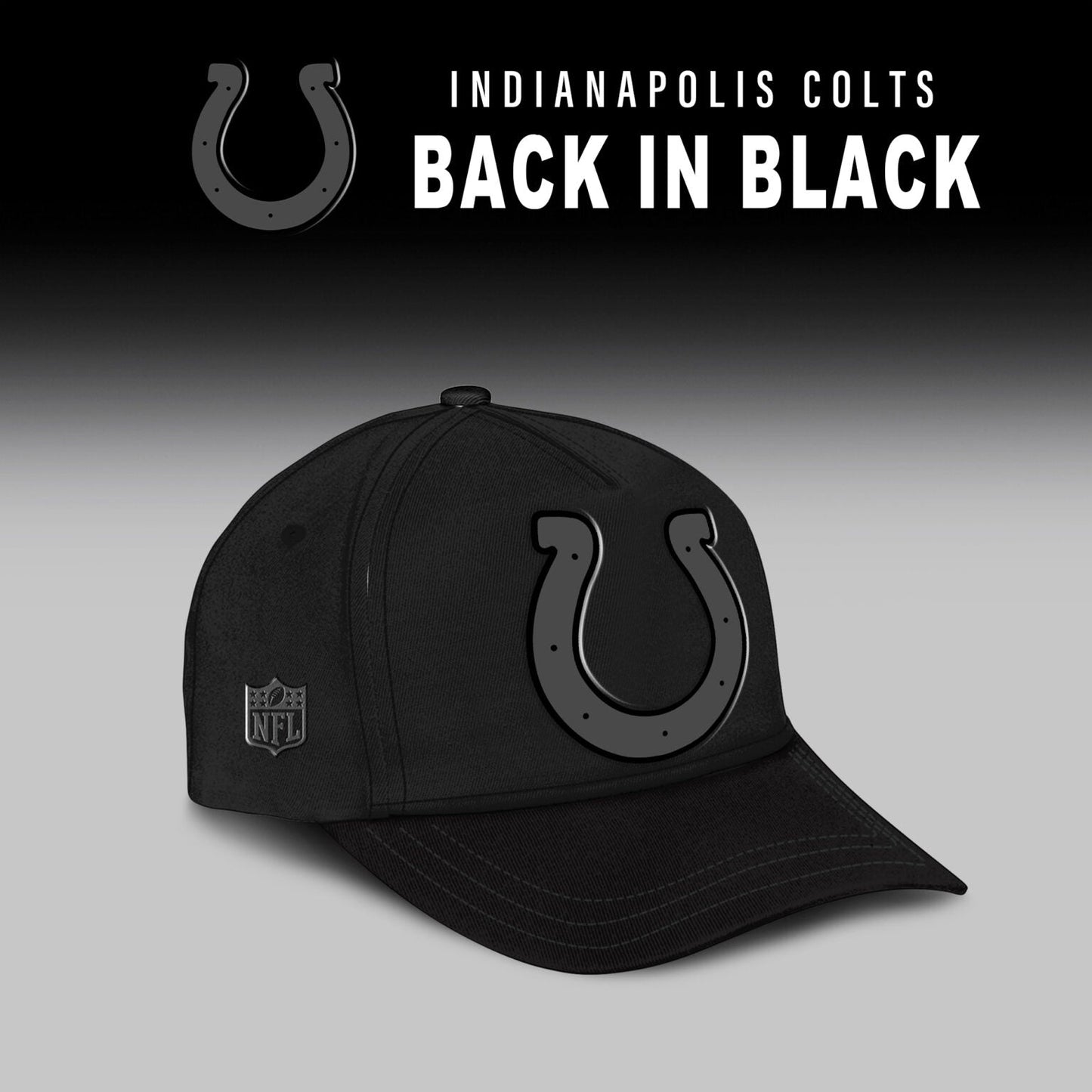 Indianapolis Colts 2025 Back In Black Limited Edition Combo TShirt