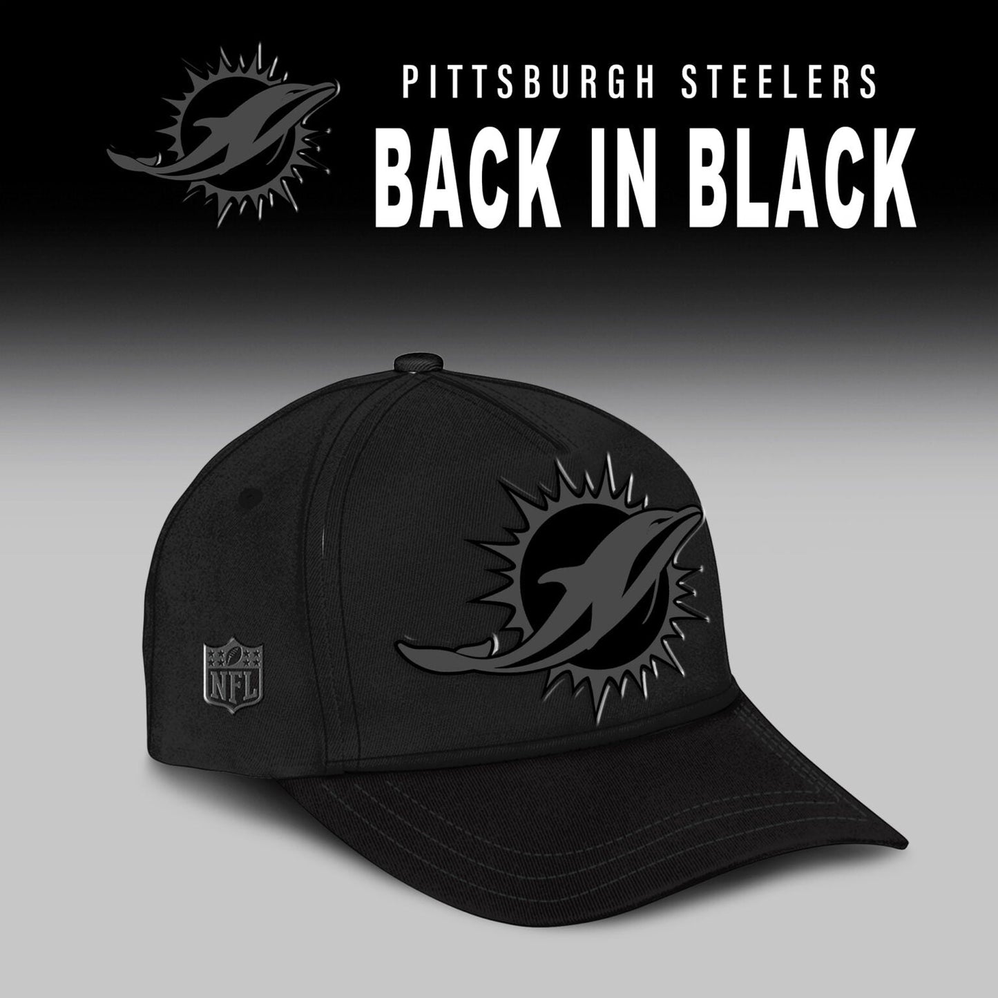 Miami Dolphins 2025 Back In Black Limited Edition Combo Hoodie