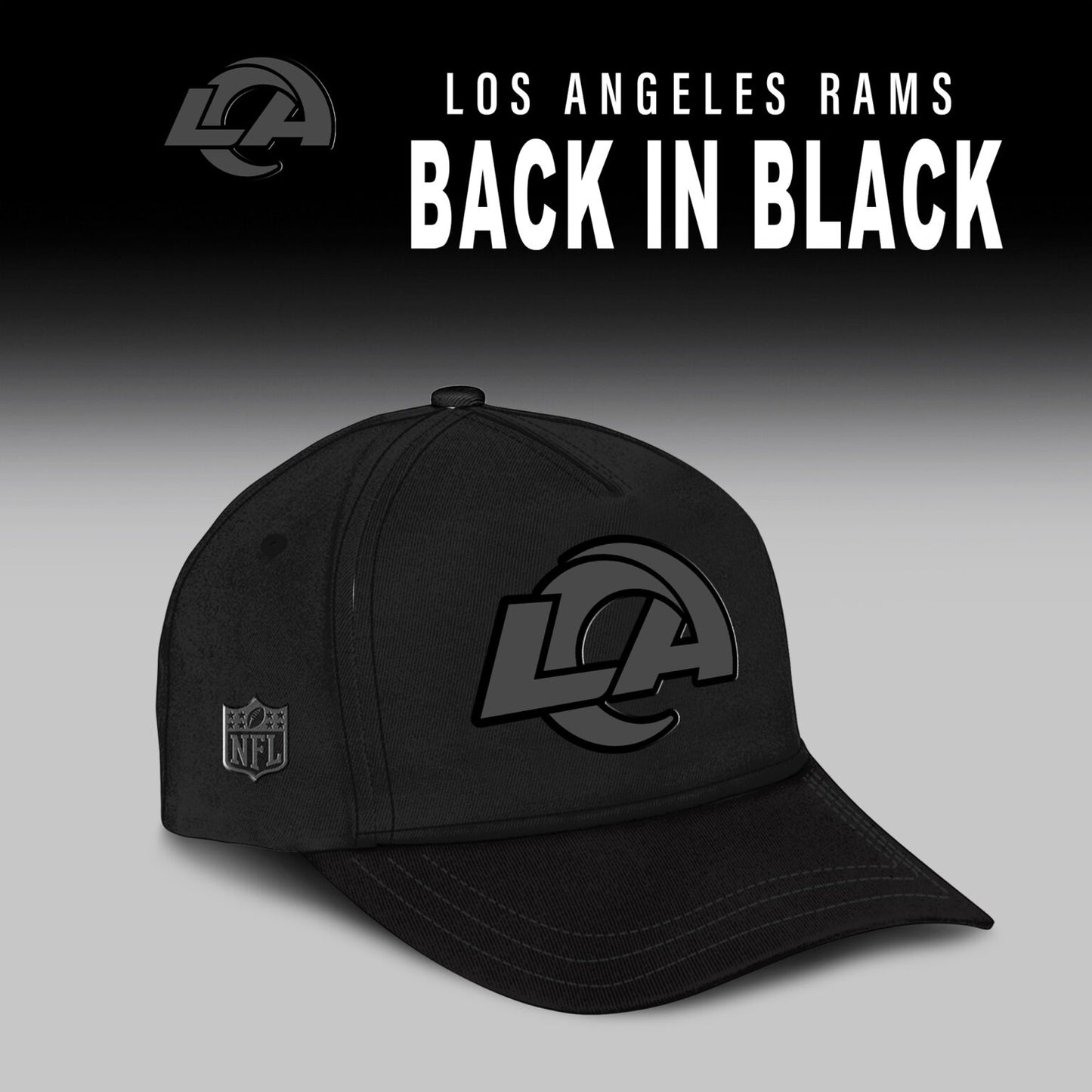 Los Angeles Rams 2026 Back In Black Limited Edition Hoodie