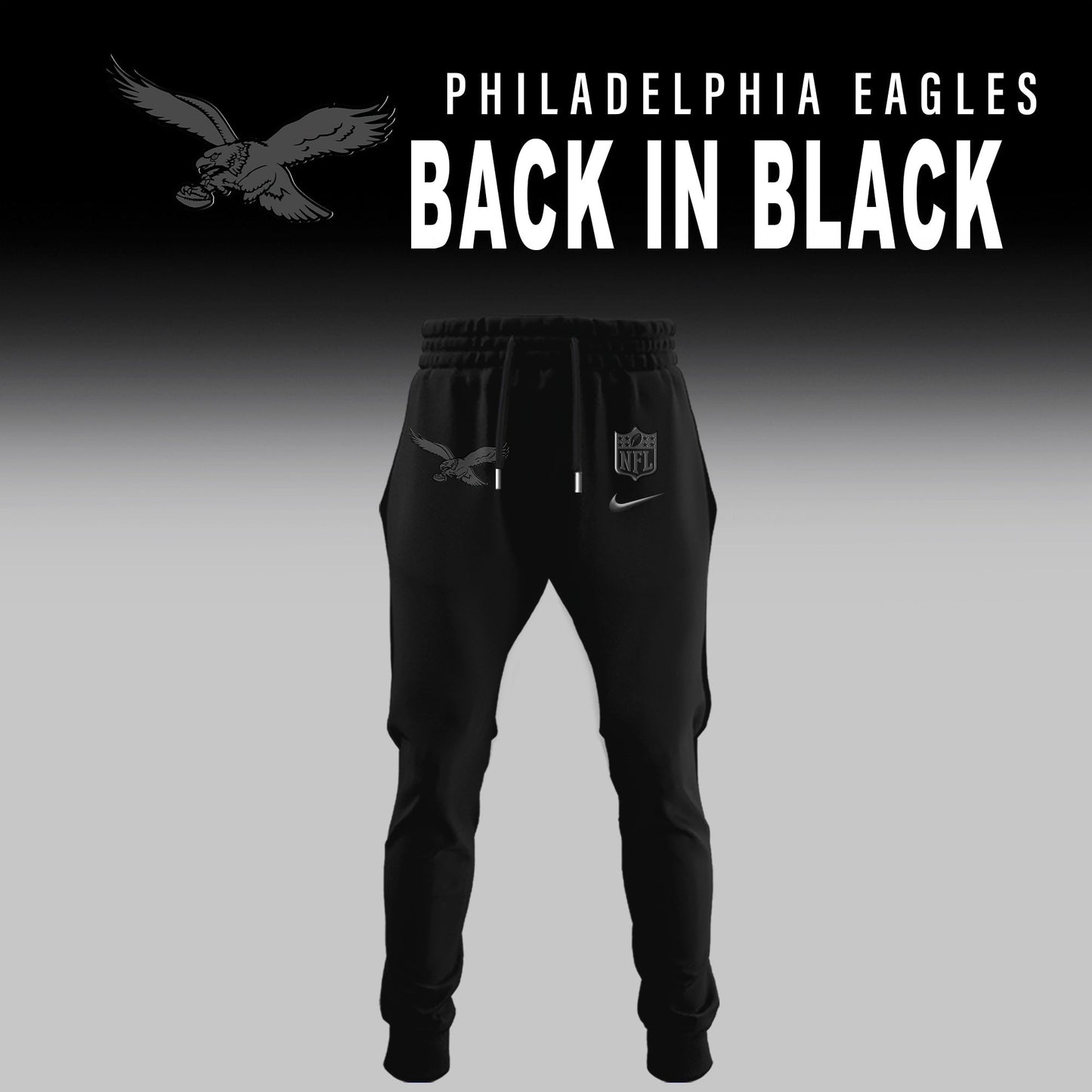 Philadelphia Eagles 2025 Back In Black Limited Edition Combo Hoodie