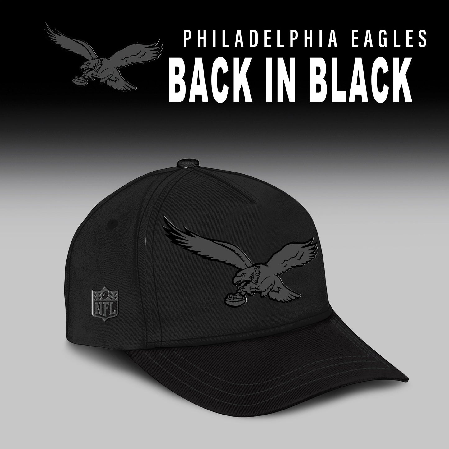 Philadelphia Eagles 2025 Back In Black Limited Edition Combo Hoodie