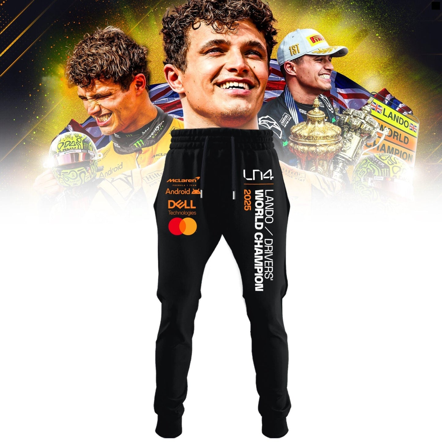 Lando Norris x McLaren “ Drivers™ World Champion 2025. History Made