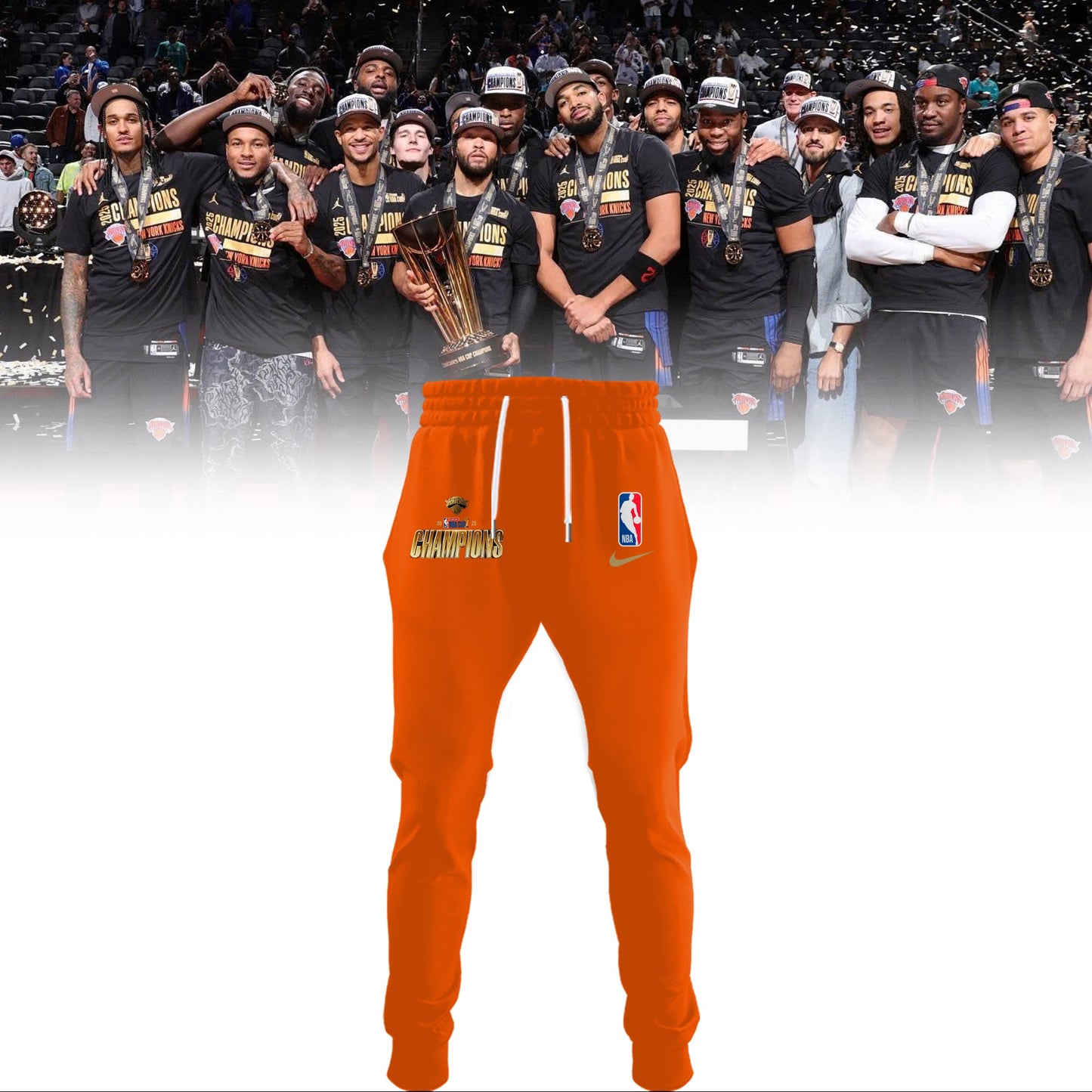 New York Knicks 2025 NBA Cup Champions Hoodie Limited Edition