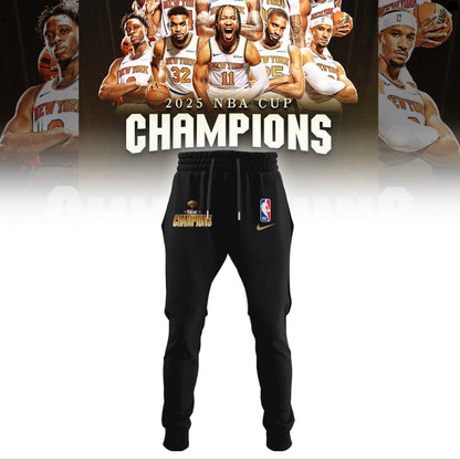 New York Knicks 2025 NBA Cup Champions Hoodie Limited Edition