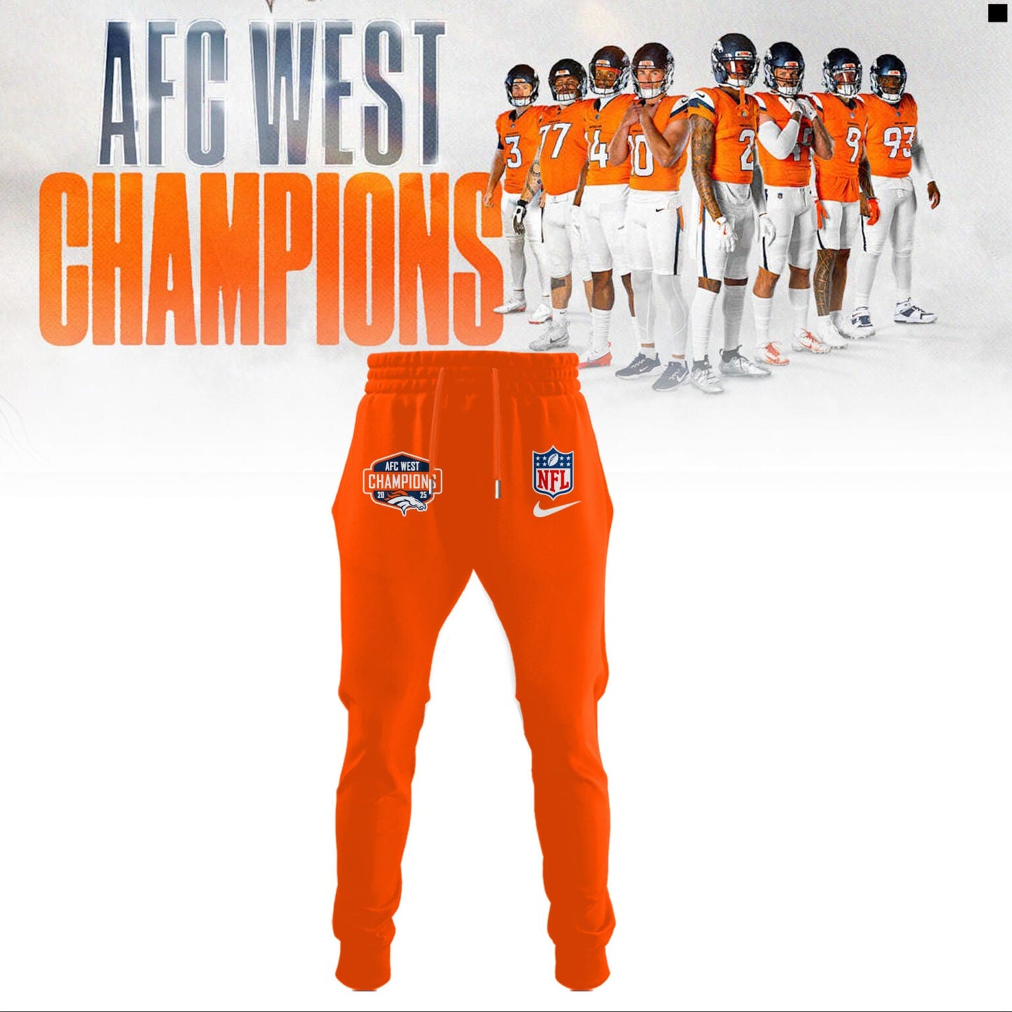 Denver Broncos “ 2025 AFC West Champions Shirt