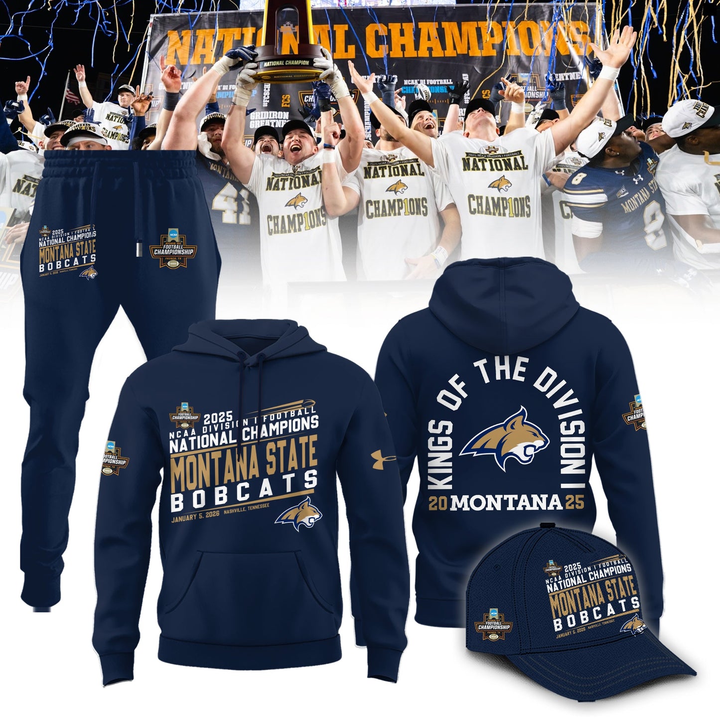 Limited Edition MSU Champions 2026 FCS Hoodie