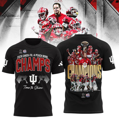 Indiana Hoosiers Peach Bowl Champion 2026 Shirt