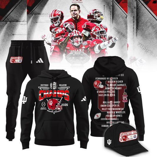 Indiana Hoosiers 2026 Peach Bowl Champions Limited Hoodie