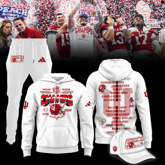 Indiana Hoosiers 2026 Peach Bowl Champions Limited Hoodie