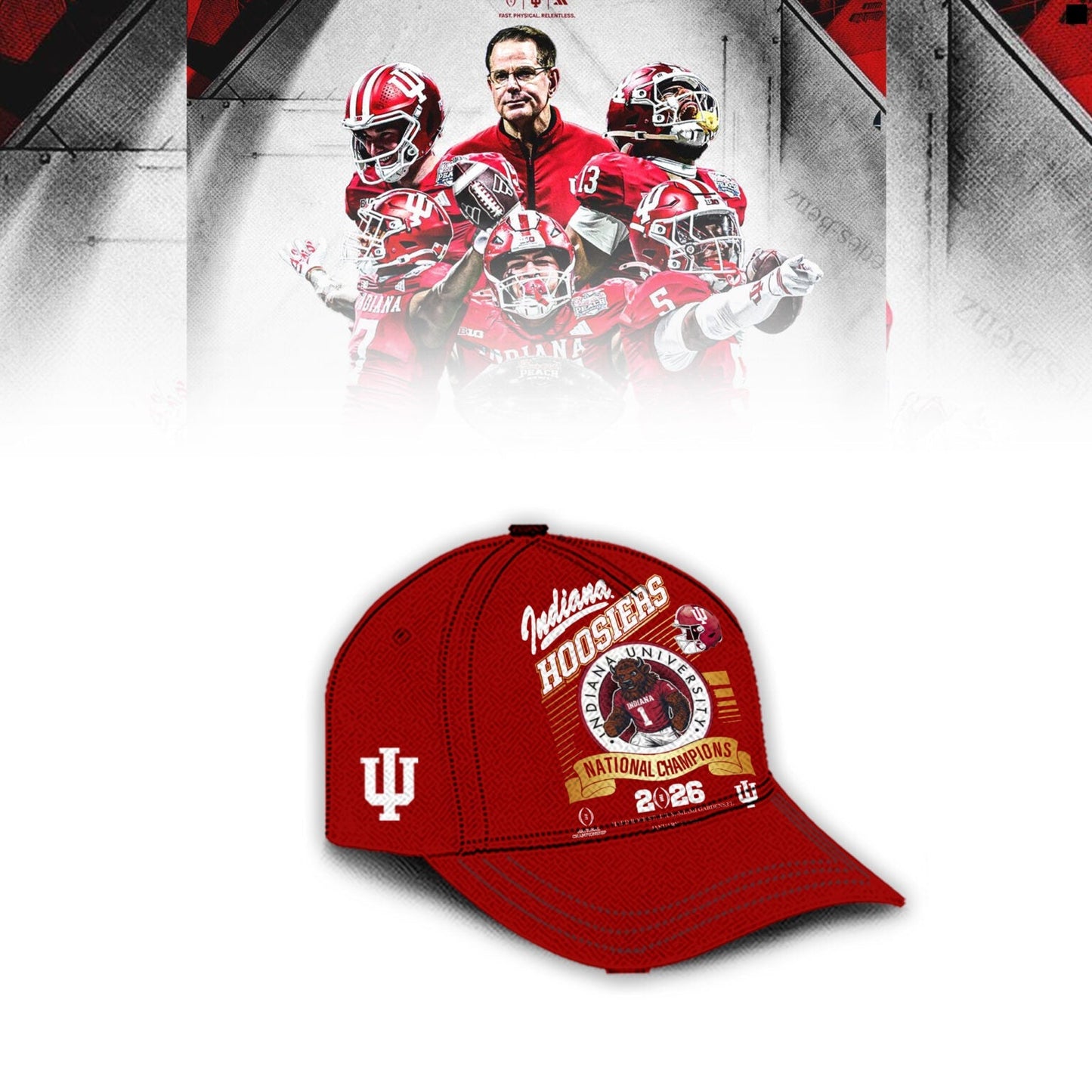Indiana Hoosiers National Champions 2025/26 Hoodie